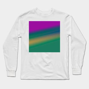 green pink texture art Long Sleeve T-Shirt